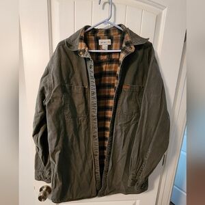 Carhartt flannel shirt jacket